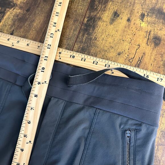 Athleta headlands hybrids pants size 14T gray drawstring zipper pockets - Picture 8 of 9